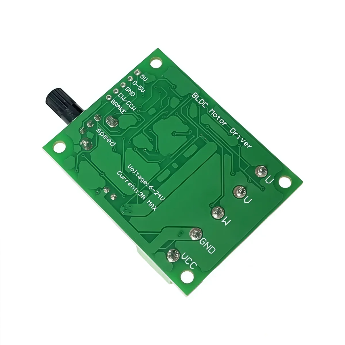 DC 6V-24V 12V 3A Micro Brushless Motor Drive Control Board 3-phase BLDC Brushless Motor Speed Control Board Driver