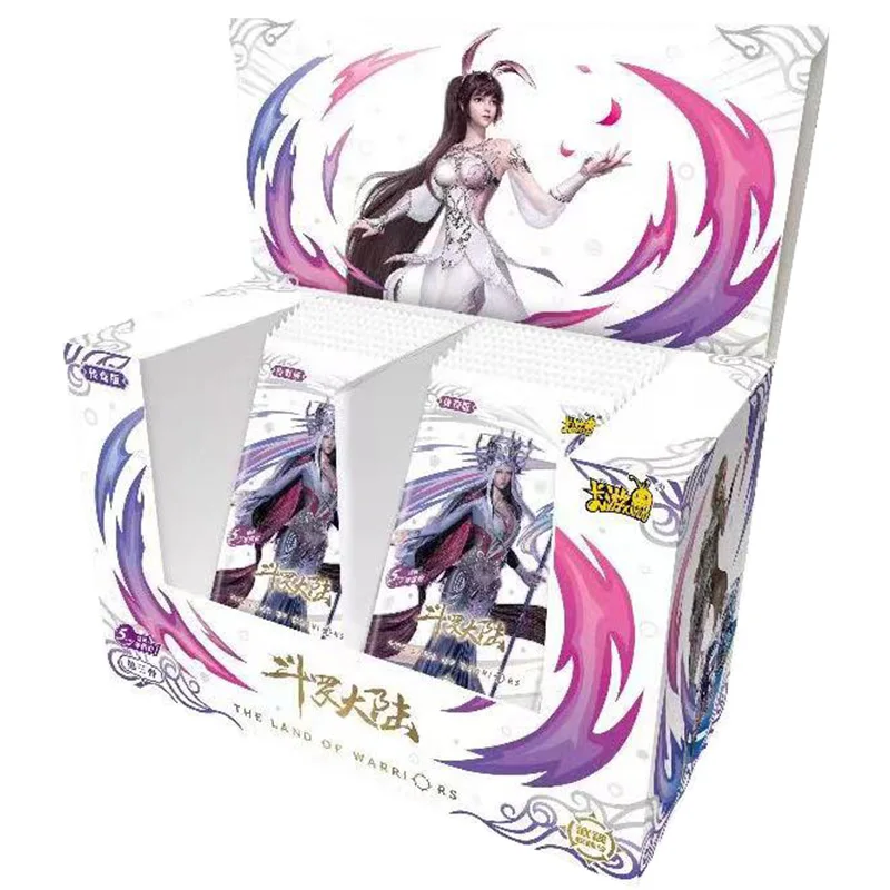 120 pcs/Box Doula Continente Coleção Cartões Douluo Dalu Jogo Tang San Crianças Brinquedos Menina Menino Coleção Natal papelaria Presente