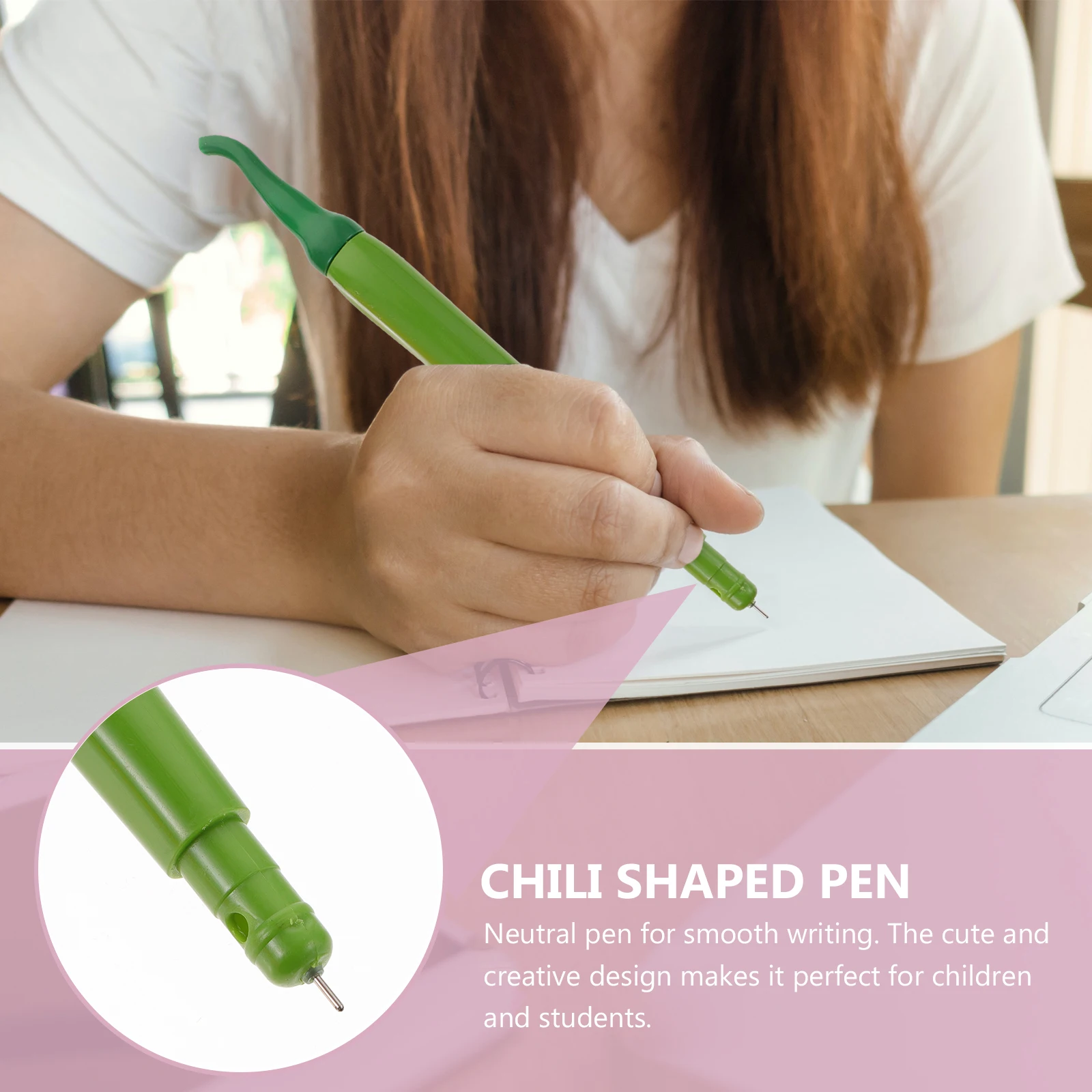 

14pcs Chili Pen Fine Tip Gel Pens Cute Vegetable Shaped Ink Pen for Kids Students Writing Office Supplies Black Ink Neutral Pens