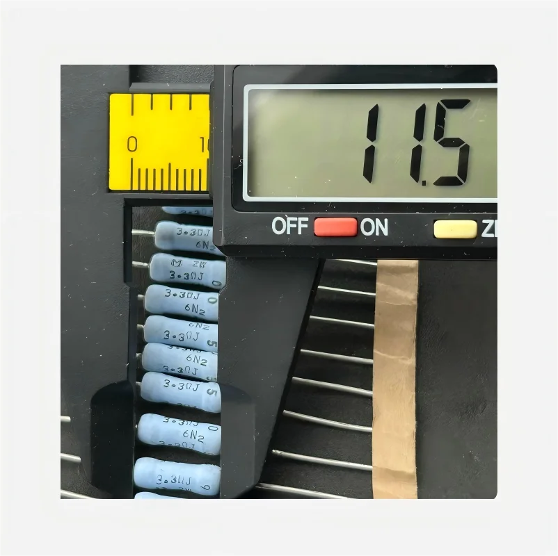 10PCS/LOT 2W 3.3R J 5% 6N2 EPX2SJ3R3V Copper-terminated Metal Oxide Film Resistor. Dimensions: 11 * 3.8mm
