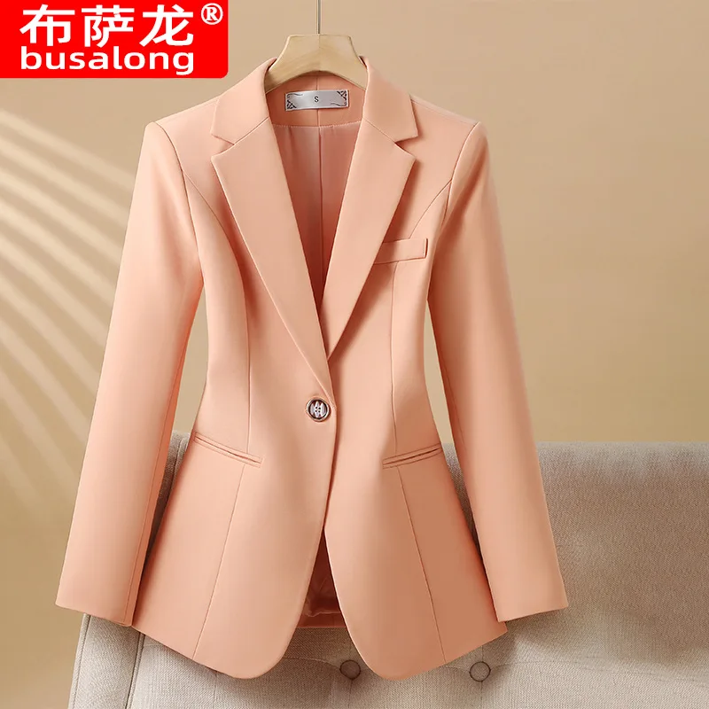 

Новый стильный модный костюм, повседневный женский профессиональный пиджак с длинными рукавами, официальная куртка, рабочая одежда8890
