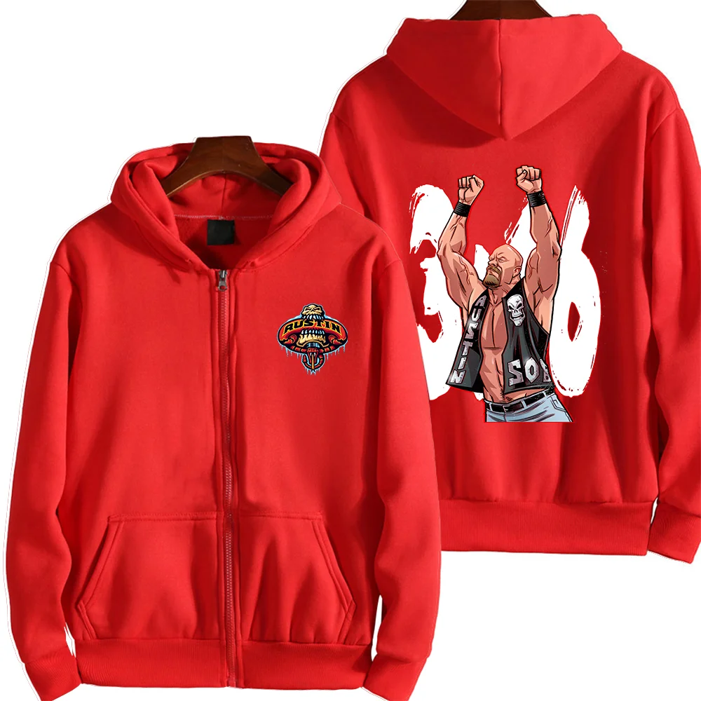 

Famous Wrestler Star Stone Cold Steve Austin Hoodies Couple student street sports casual Hoodies