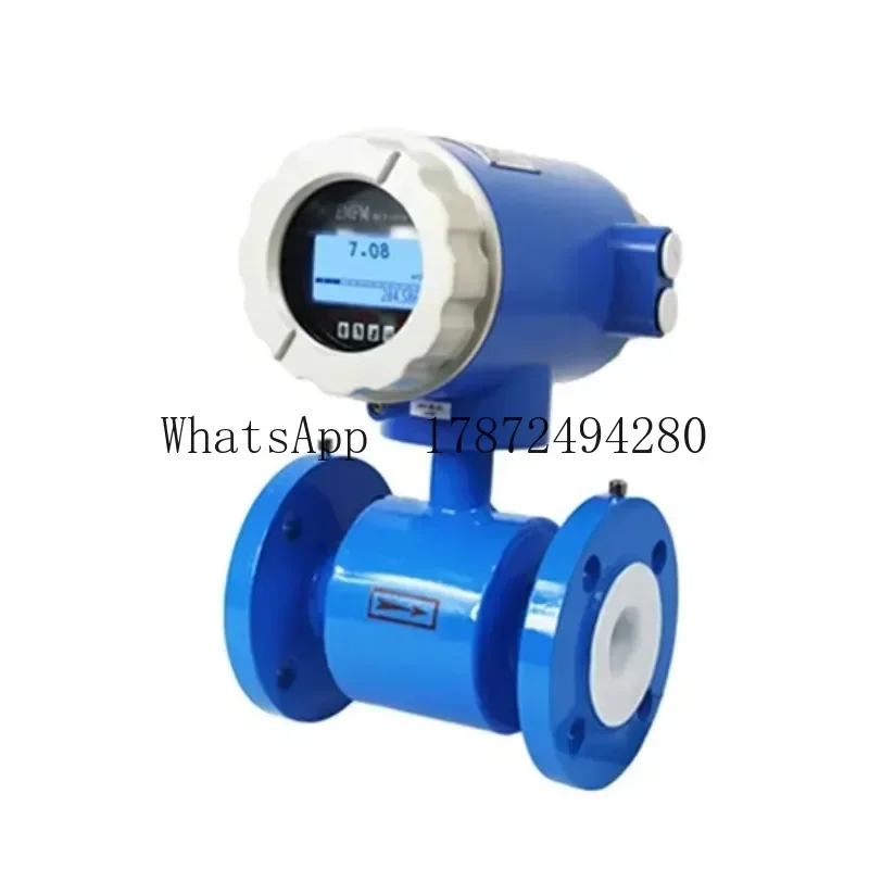 Hot Sale Salt Water Flowmeter 2 3 4 8inch Water Flow Meter Datalogger Electromagnet Cement Grout Flow Meter 6  2 Buyer