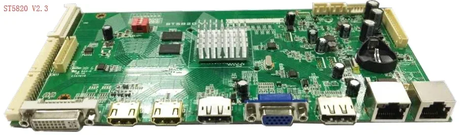 LVDS DP output VGA DP DVI HDM interface 4K vertical screen splicing driver board controller board