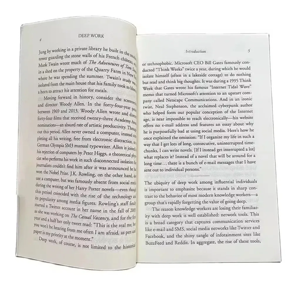 DEEP WORK : fournir des guides pratiques pour améliorer la concentration autour du Concept Deep Work