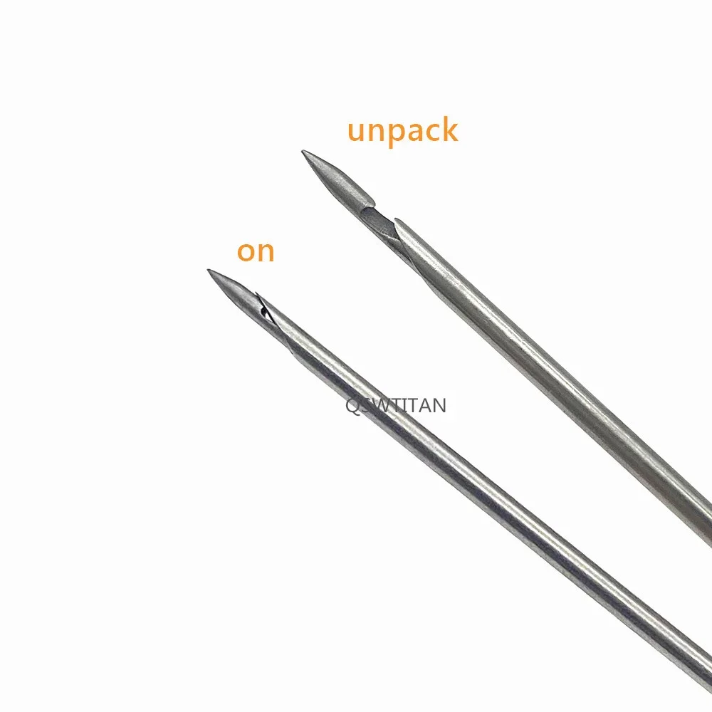 Automatic Thread Piercing Hook Needle for Cosmetic Plastic Surgery Laparoscopic Instruments Puncture Suture Needle