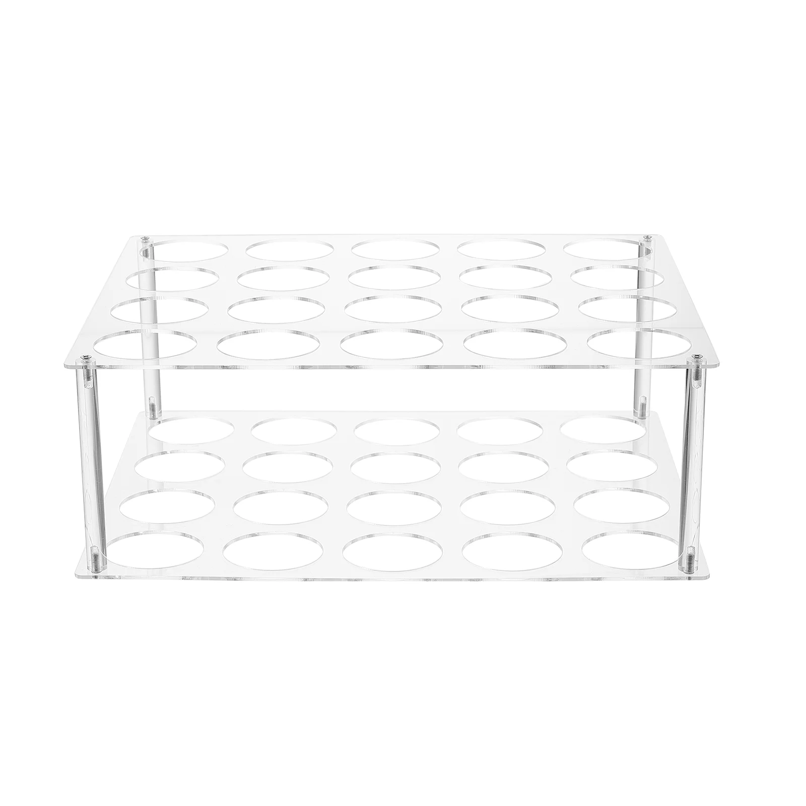 

Vinyl Roll Holder -holes Acrylic Paper Rack 20-holes Display Stand Wrapping Organizer