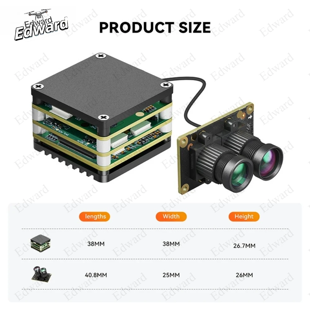 

Edward 2026 NEW AI Camera Module Locking Tracking System Al VisionCube S Racing Drone Camera Target Lock Guidance Accessories
