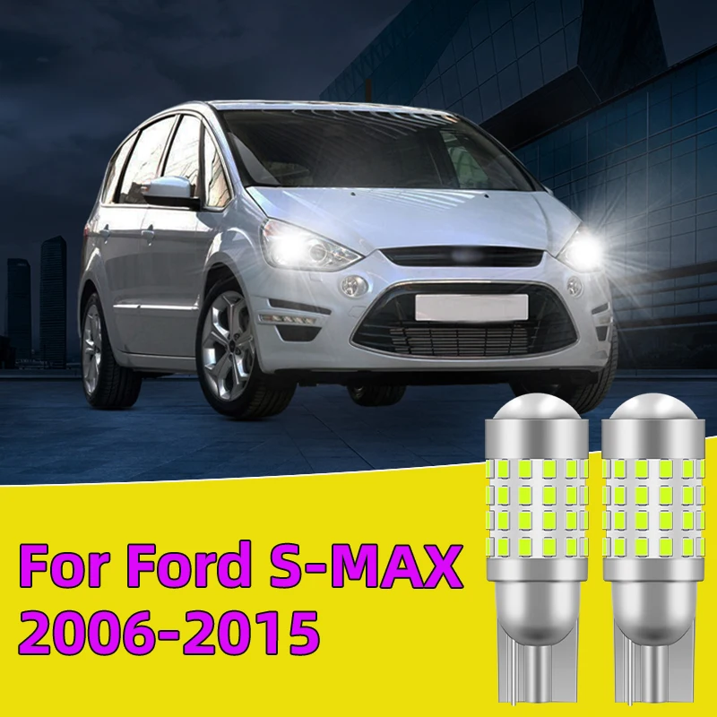 

2PCS For Ford S-MAX 2006-2015 Clearance Lights side marker position Signal Lamp width light 12V24V Car Led Traffic Bulb White