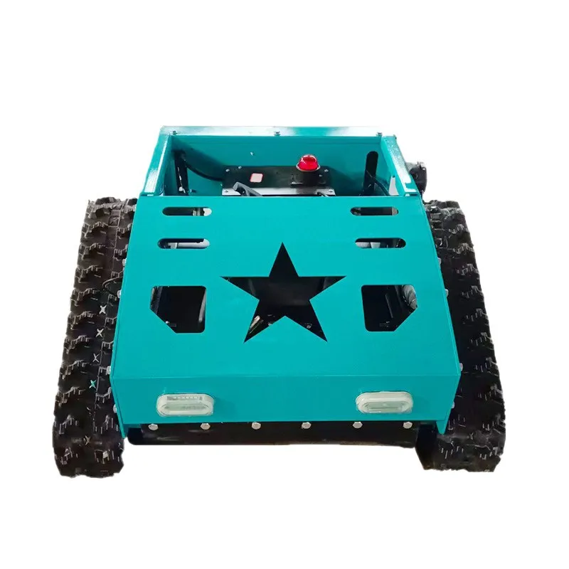 Small crawler type remote control lawn mower Self-propelled lawn mower