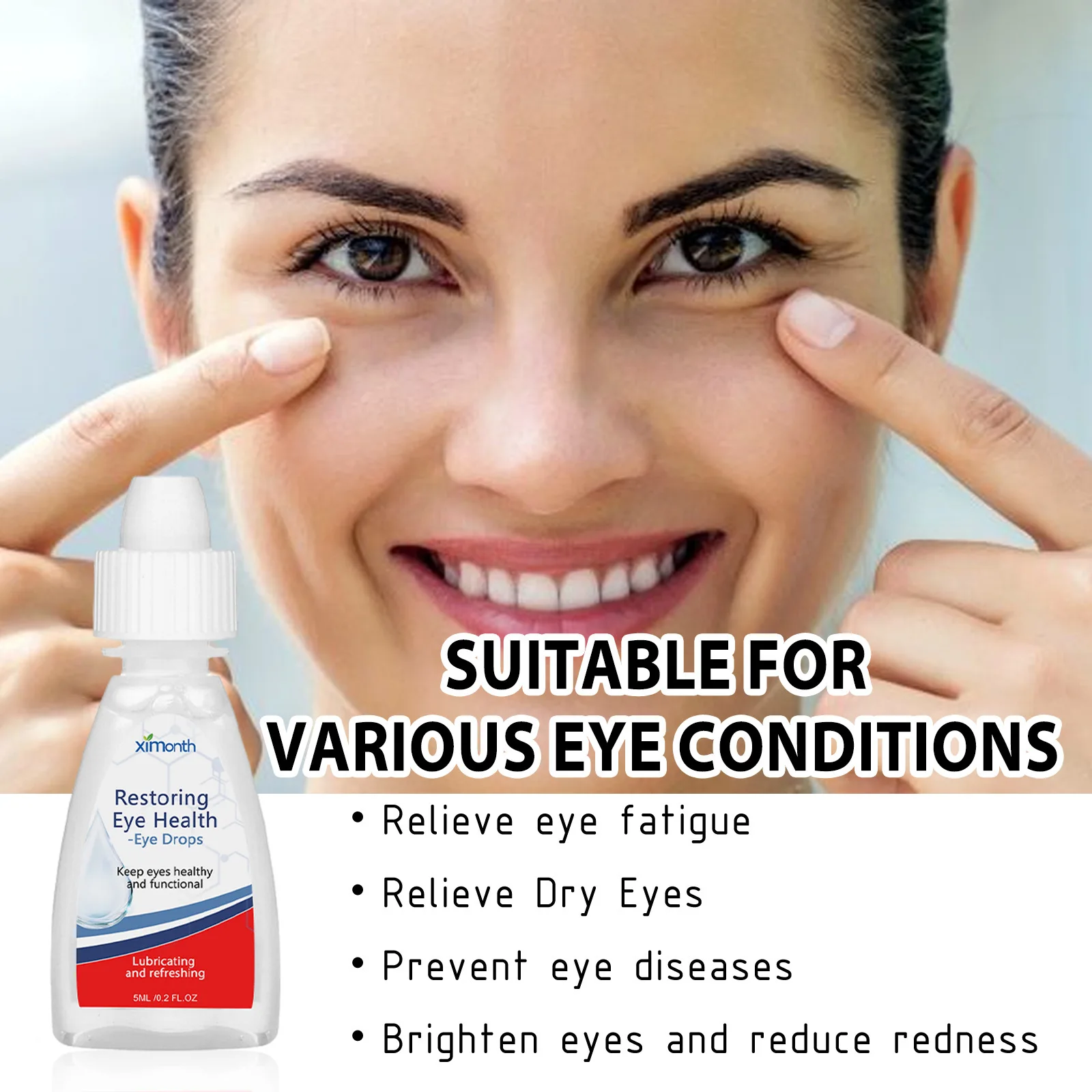 Cataract Removal Eye Drop Improve Blurred Vision Restore Eyesight Relieve Eyeball Infection Dry Itching Red Eyes Treatment Drop