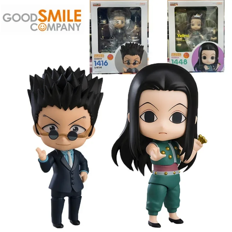 

GSC Good Smile, оригинальная аниме-фигурка Nendoroid HUNTERxHUNTER Yellmi 1448 Leorio 1416, экшн-фигурки, игрушки для мальчиков и девочек, подарки