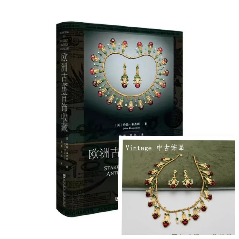 

Antique Jewelry Replica 14K Gold Filled Heart Gems Enamel Ear Drop Dangle Garnet Charm Pendant Choker Necklaces Fine Jewelry Set
