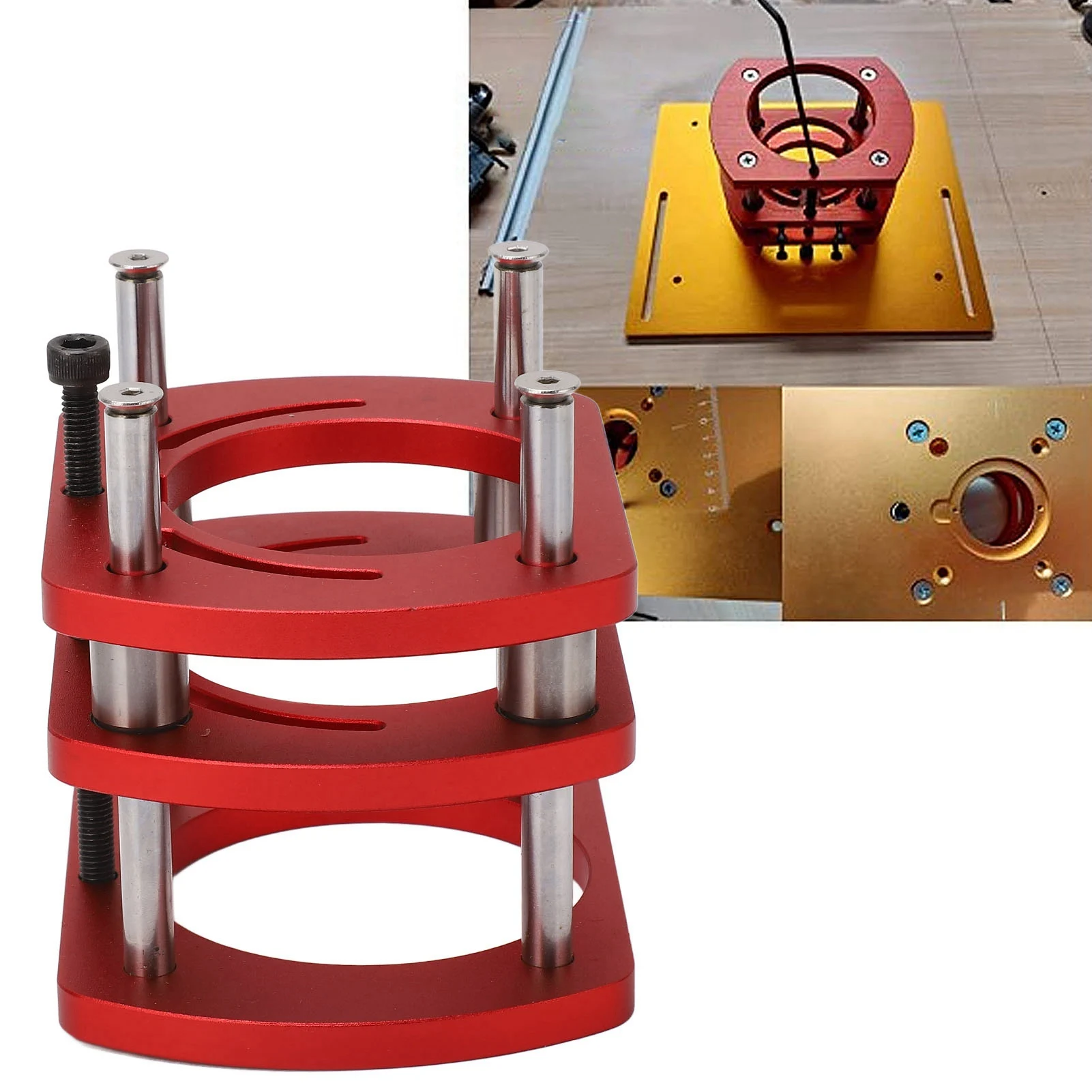 

Подъемная база фрезерного станка Система подъема фрезерного стола Антикоррозийный алюминиевый сплав Легко регулируется с кривошипной ручкой для небольших обрезных станков