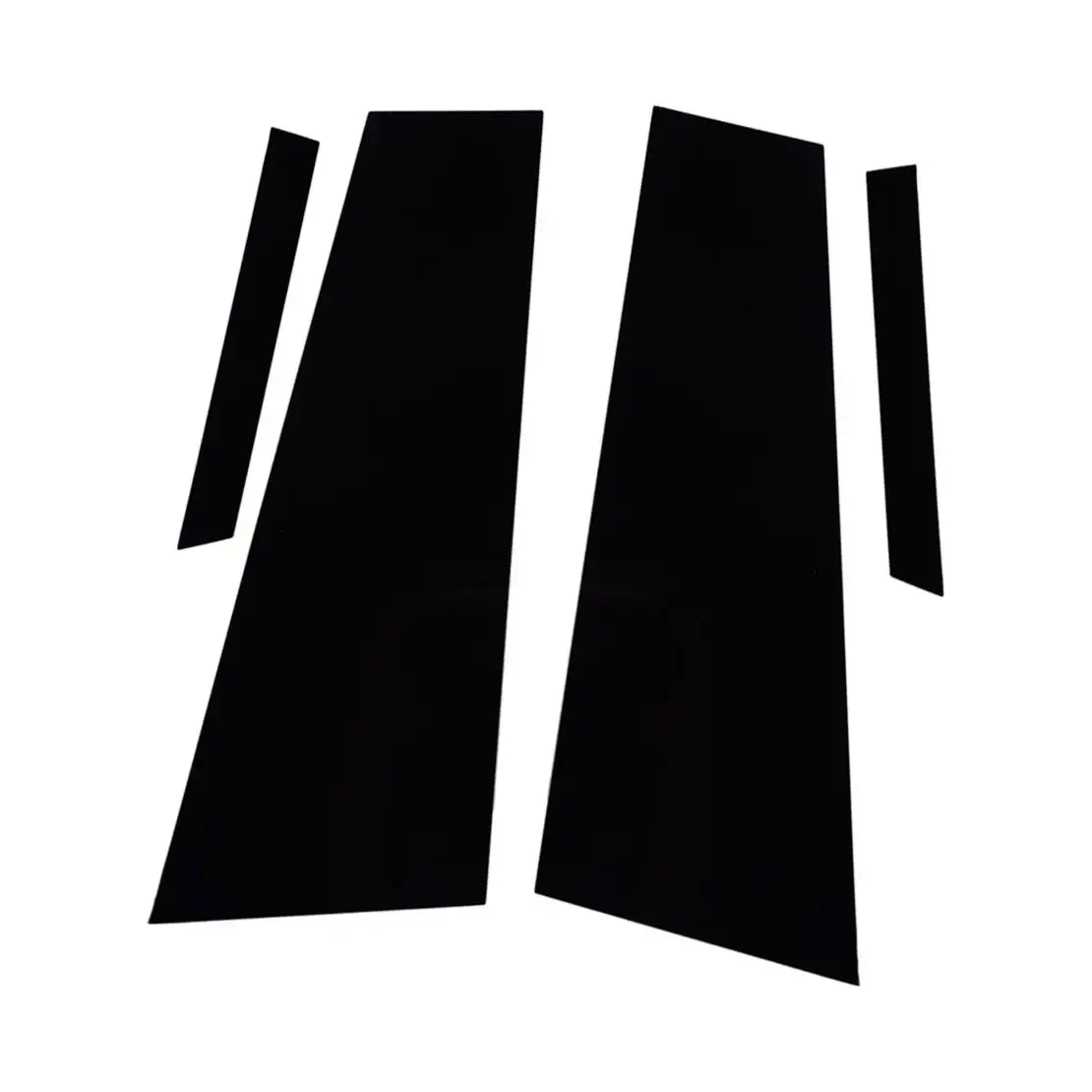 

1 set Car Door Window B C Pillar Posts Trim Cover Fit For Mercedes-Benz CLS-Class 2012-2016 Glossy Black PC