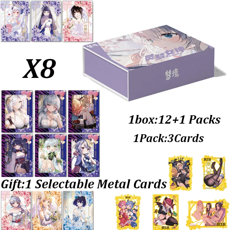 Carte de Goodes ACG, Goddess Story, Reply Maiden Anime Hobby, CCG Collection Card, LSP SSP Rare Card, Toy Gifts, New