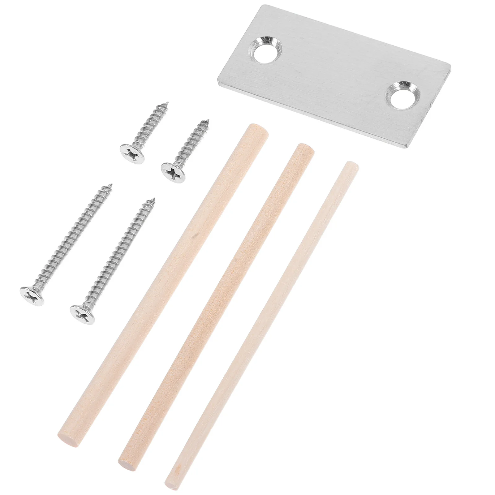 

1Set Steel Door Edge Hole Filler Plate Cover Replacement for Door Lock Repair Home Office Use Side Plate Fixed Lock