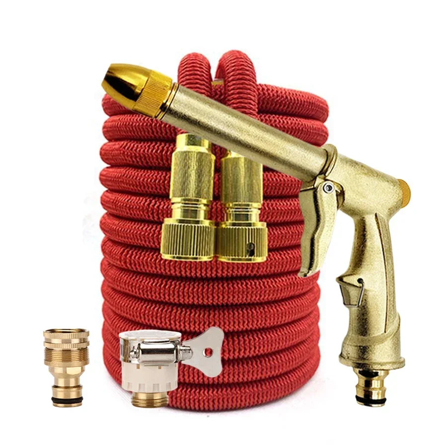 

Magic garden hose Gun set High-pressure Thickened Multimode Sprayer Water Pipe soft telescopic hose water pipe Watering Car Wash