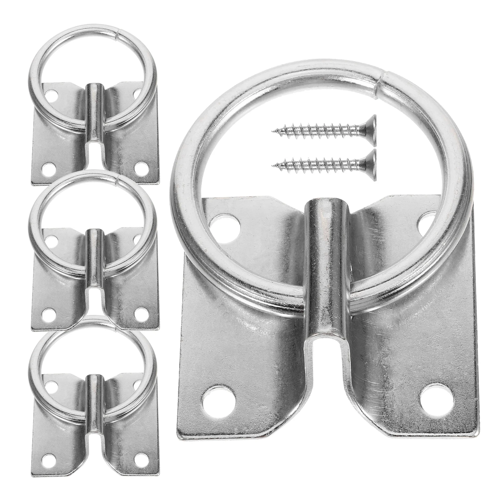 4 قطع من حلقة ربط الحصان، تصميم محمول مريح لأنشطة الفروسية، معدات كشك خفيفة الوزن