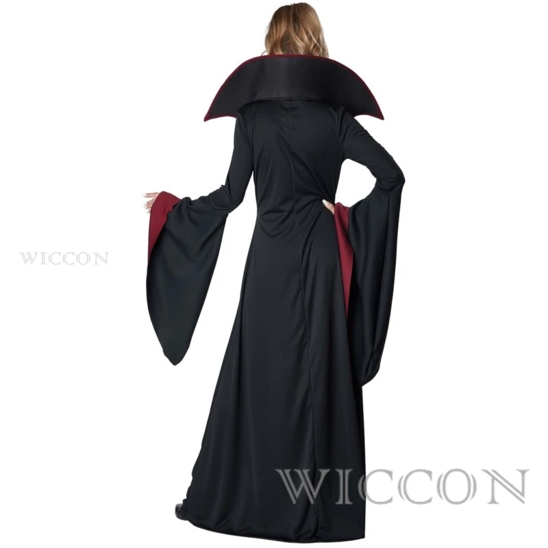 Costume de sorcière et de vampire pour enfants, déguisement d'Halloween, déguisement de carnaval pour filles, vêtements de performance pour enfants