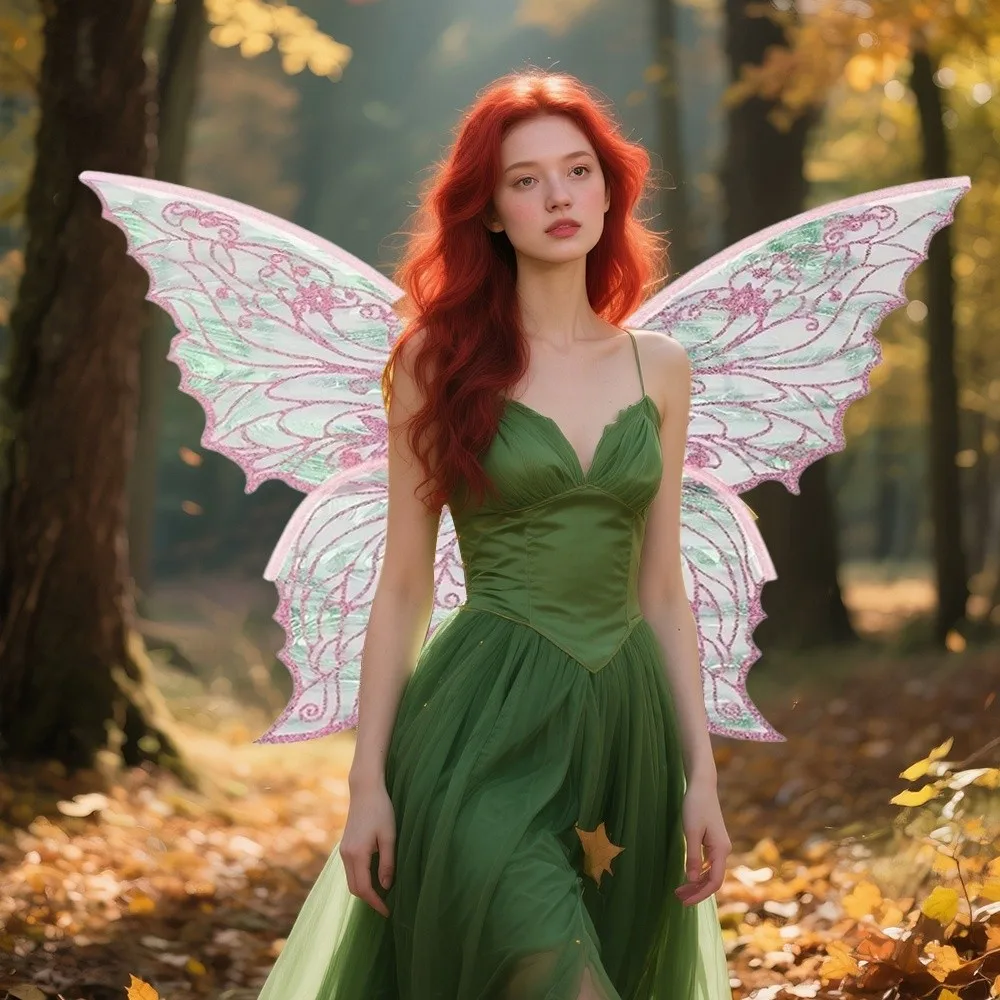 Neue Prinzessin Engelsflügel Funkelnde Feenflügel Organza Elfen-Cosplay-Flügel für Frauen und Mädchen – Detail 4