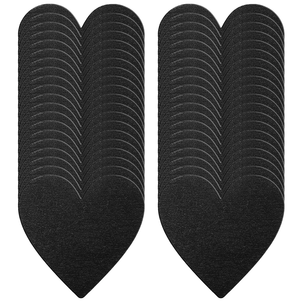 

40pcs Heart Shaped Chalkboard Wooden Slices Smooth Diy Craft Material For Creative Home Decor Wood Embellishments