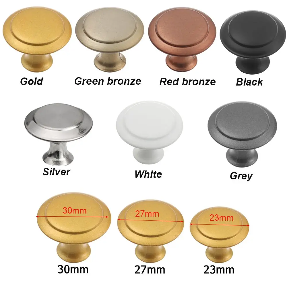 2pcs/lot Kitchen Fashion Furniture Fitting Round Shape Cabinet Door Handle Wardrobe Pulls Drawer Knob Cabinet Pulls