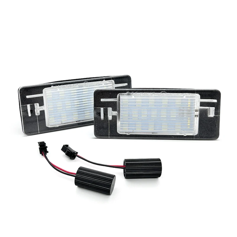 2Pcs For Opel Vectra C Estate 2002-2008 White LED Number License Plate Light