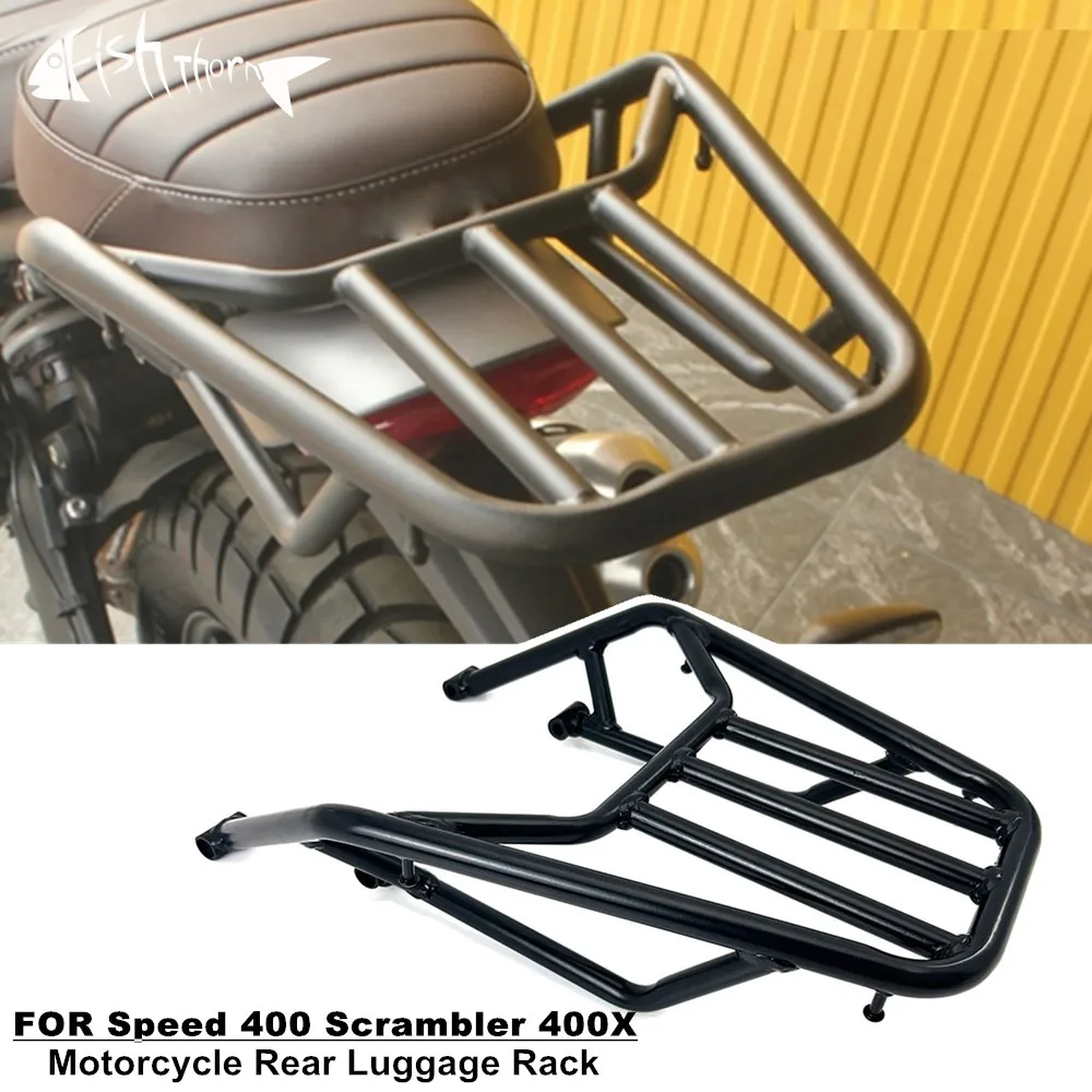 For Triumph Speed 400 Speed400 Scrambler 400X Scrambler 400 X 2024 Motorcycle Rear Luggage Rack Rear Cargo Rack Tail Rack