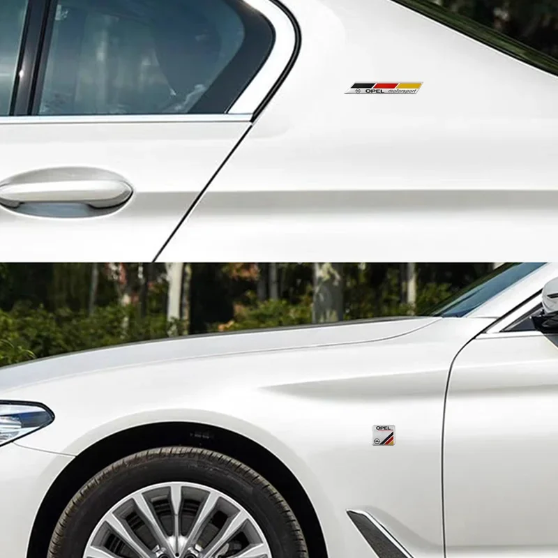 يمكن لصق ملصقات قطع غيار السيارات المصنوعة من الألومنيوم على جسم السيارة لأوبل أسترا j إنسيجنيا أسترا ج كورسا زافيرا بي فيفارو ميريفا