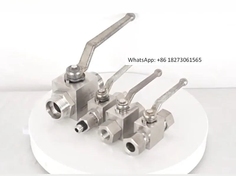 

1PCS 304/316 stainless steel high-pressure ball valve welded straight hydraulic manual switch welded pipe valve YJZQ-J15W