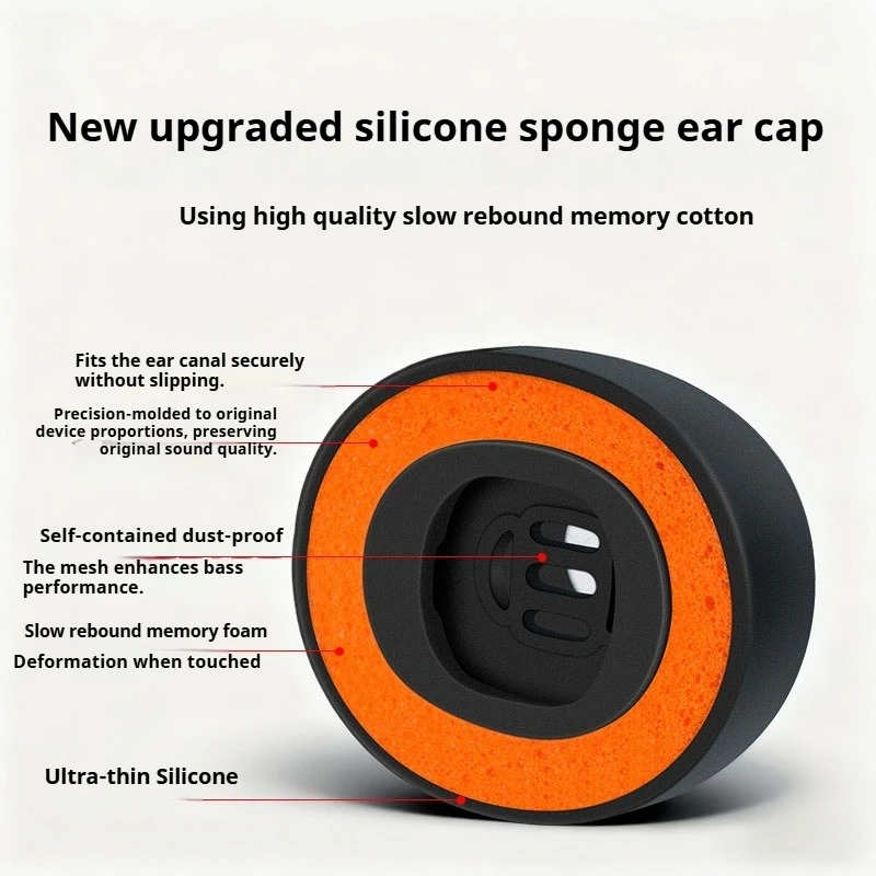 رغوة الذاكرة سماعات الأذن لهواوي FreeBuds 7i سيليكون سماعات لاسلكية تعمل بالبلوتوث سدادات الأذن غطاء سماعة الإسفنج الأذن المقابس