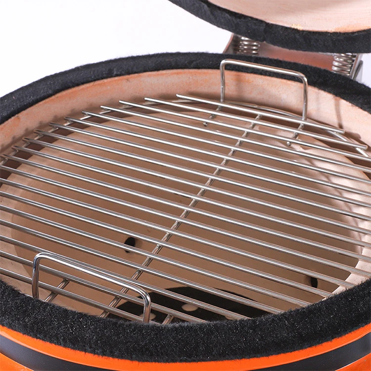 Portable mini 13 16 inch ceramic grill kamado outdoor korean smoker gas bbq 