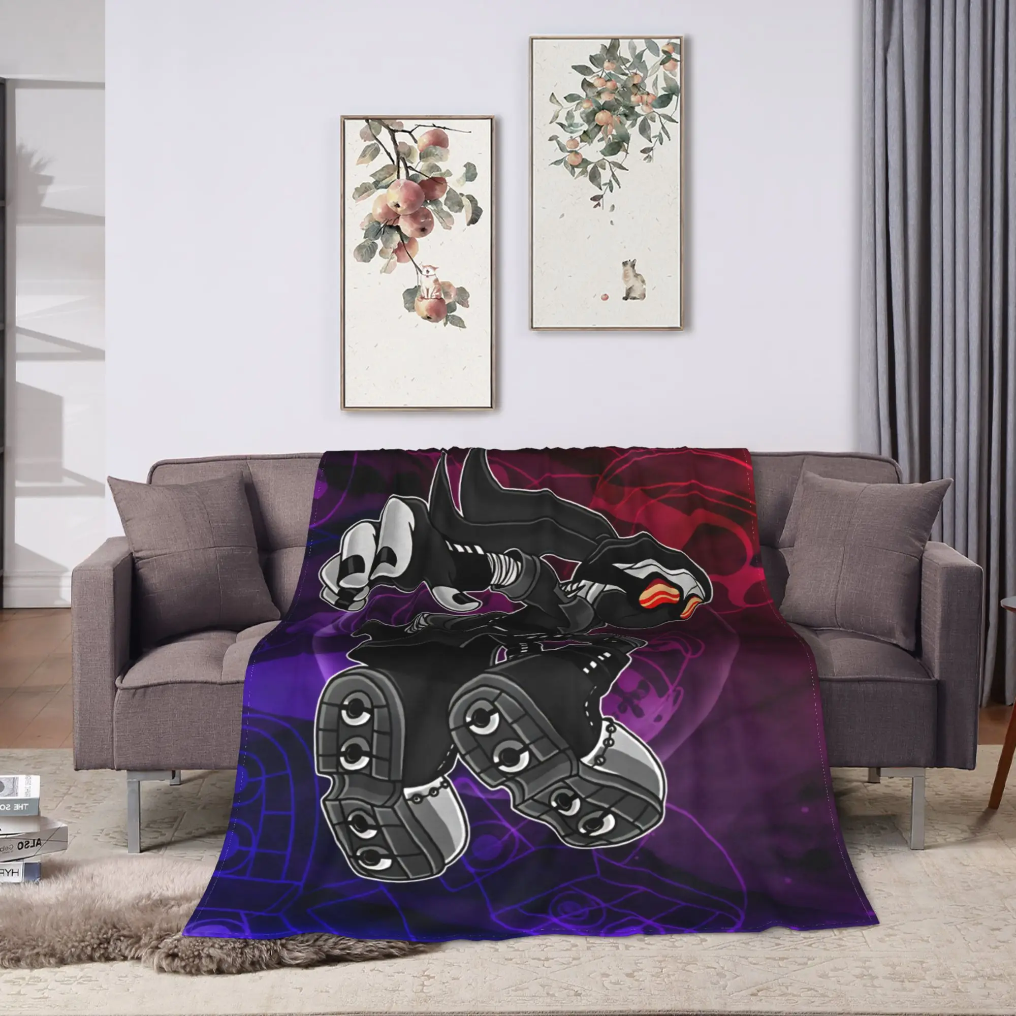 MADNESS COMBAT Blanket  Warm Soft Aesthetic Plush Throw Blanket For Couch Bed Travel Office Flannel Bedspread Bed Cover