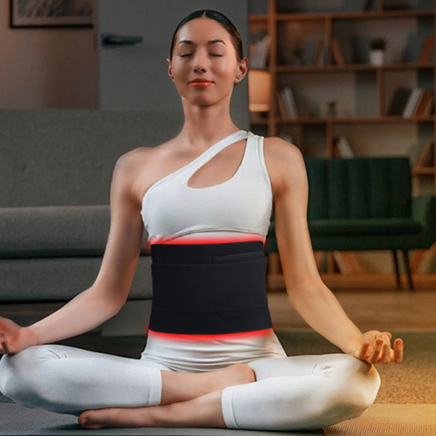 

Ideatherapyface Инфракрасное облегчение боли Сауна Красный свет Терапевтический пояс Настройка Терапевтическое устройство красного света Все тело