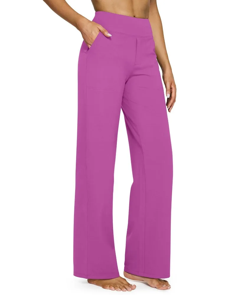 UNITIM Damen-Trainingshose mit weichen, geraden Beinen und Taschen, Yoga-Hose für Damen, lässige, gerade Hose mit hoher Taille, Sport, Yoga, Joggen – Detail 16
