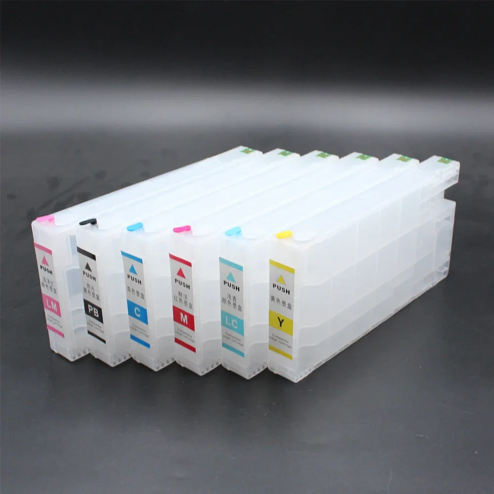 6Color/Set T7821 T7821-T7826 Empty Refillable Ink Cartridge With Chip For Epson SureLab D700 SL-D700 Printer