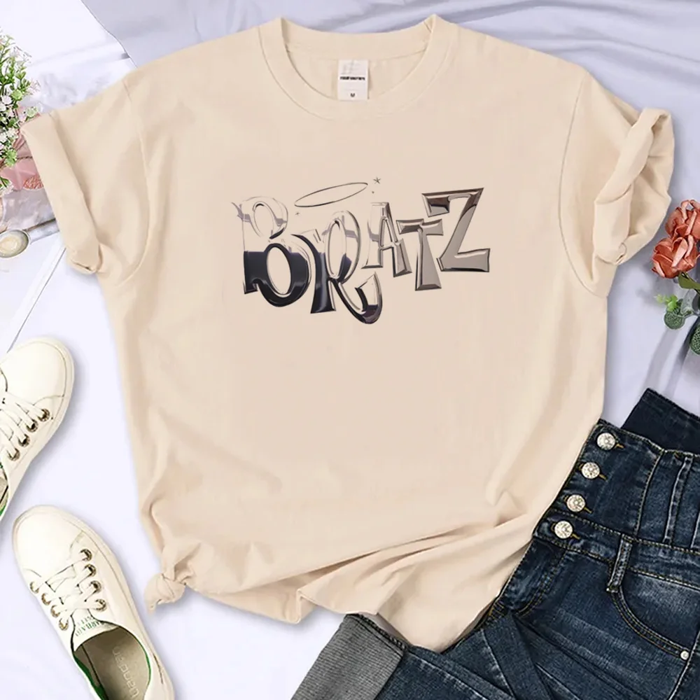 Letter Print tshirt women summer top girl y2k 2000s clothes