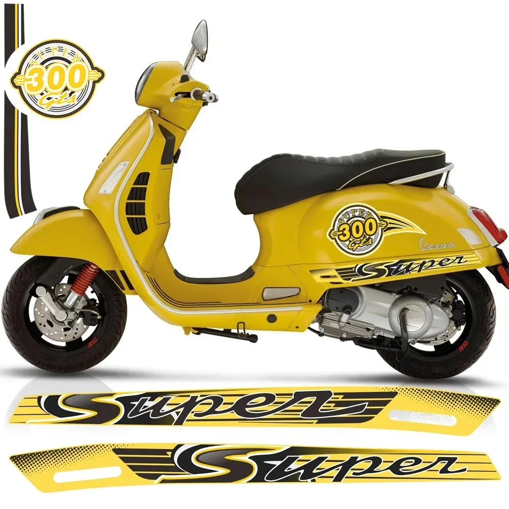 Ou PIAGGIO-Autocollant et décalcomanies VESPA GTS SUPoll 300 GTS300 dehors Body Shell Paster