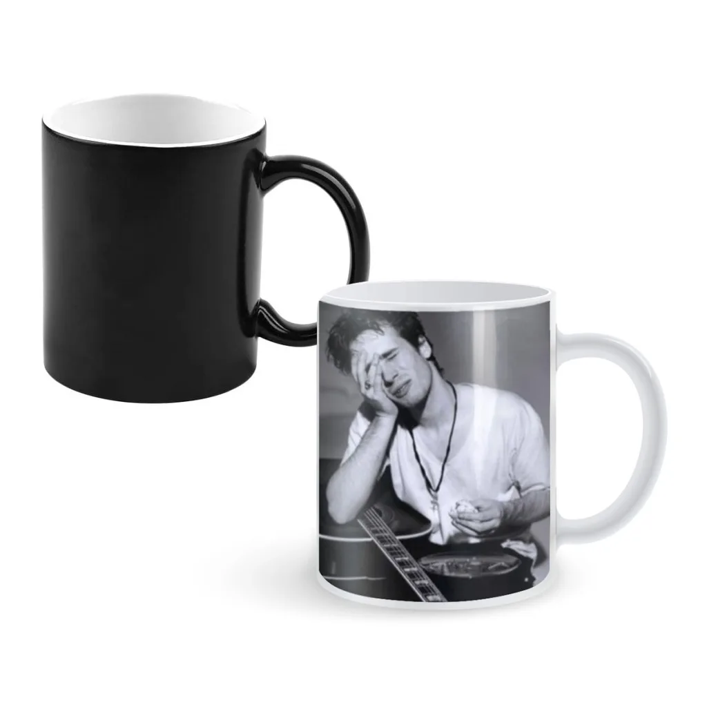 

Retro Jeff Buckley Pop Singer Creativity Change Color Chang mug Ceramic mug Hot Coffee Cup Breakfast Cup mug Friend Gift