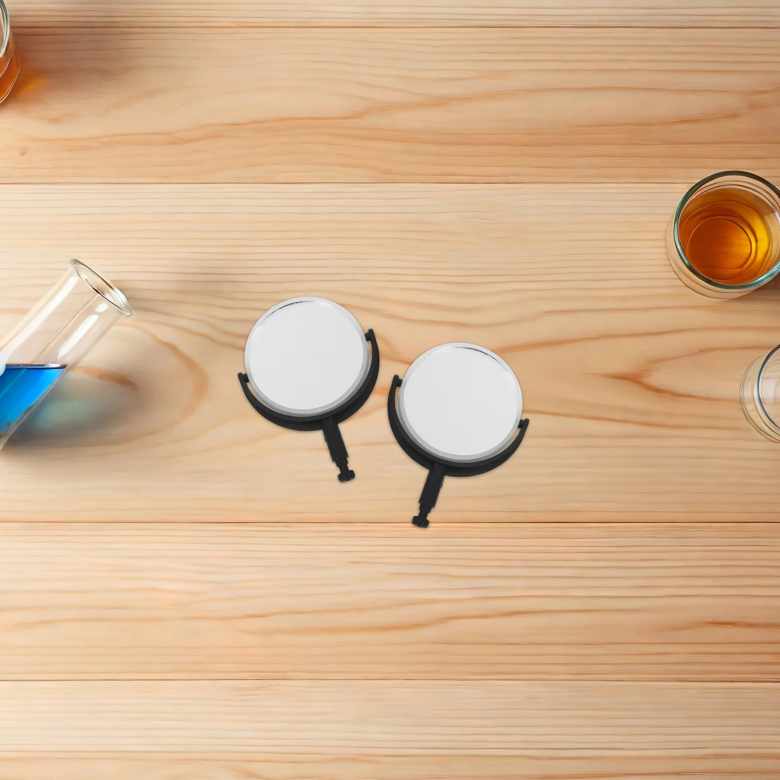 

2Pcs Microscope Accessories Optical Eyepiece Lens Replacement for Biological Microscope Compact Portable Lab Use Experiment