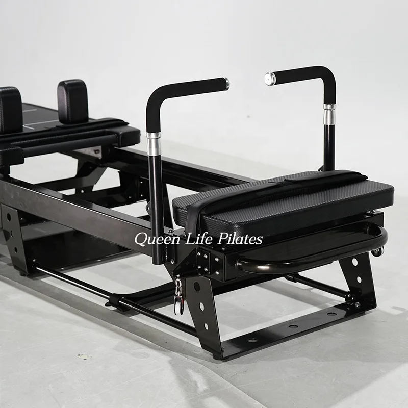 Megaree High End Workout Yoga Training Equipment Black Aluminum Megaformer Reformer Pilates  Machine
