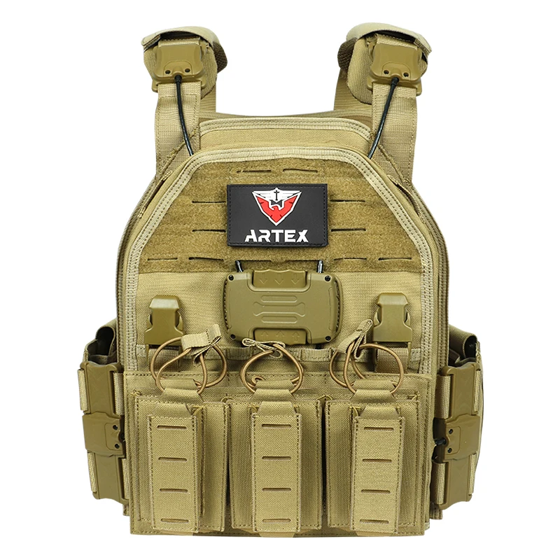 High quality tactical vest Light Weight Quick Release Combat Plate Carrier 1000D Nylon Molle Chaleco Tactico Tactical Vest