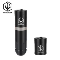POSEIDON HM124 máquina de tatuaje 2 fuente de alimentación de tatuaje pluma de tatuaje pistola de tatuaje inalámbrica con potente Motor personalizado para tatuador