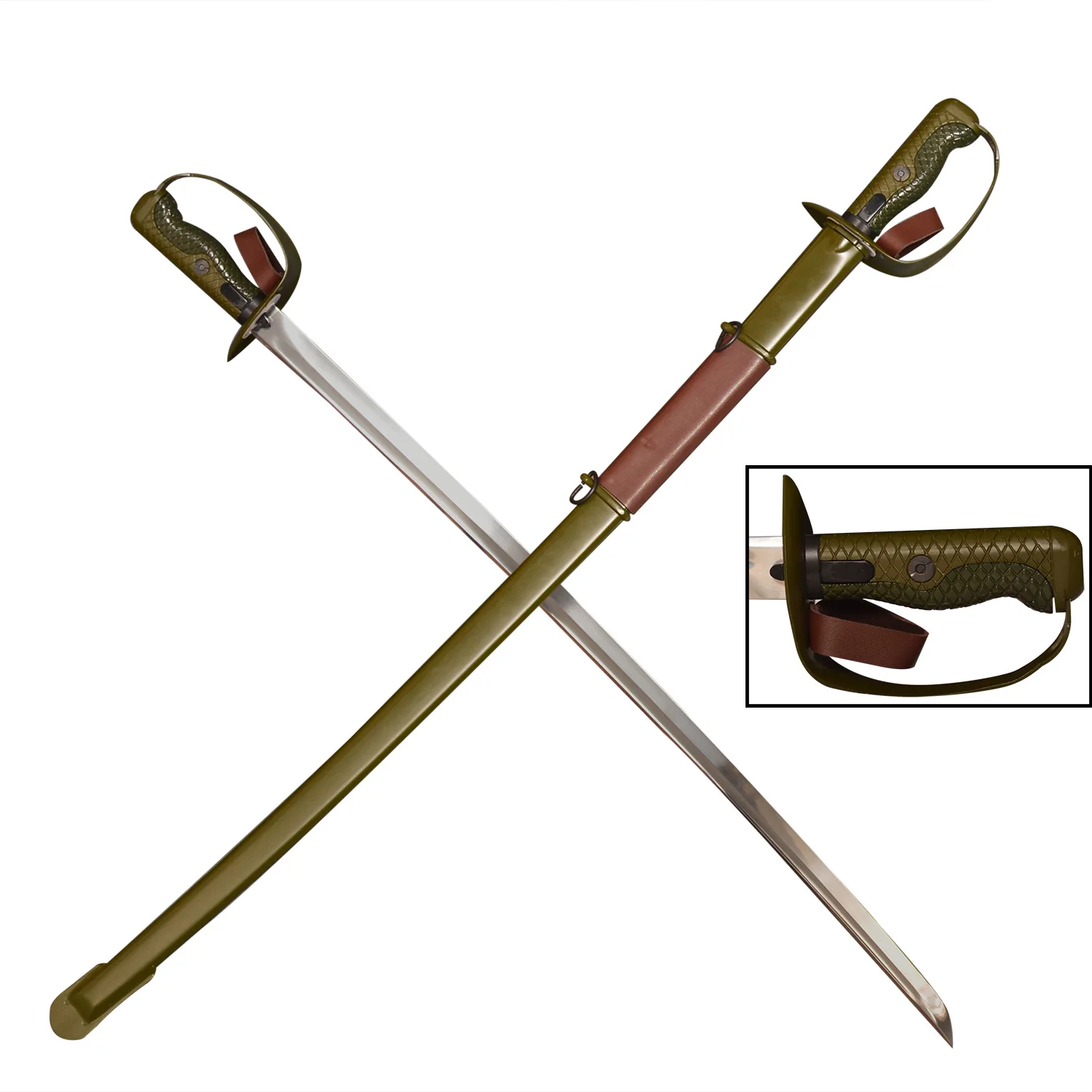 

Ceremonial guard 65-style command saber cavalry sword ceremonial sword command sword unsharpened classic military 96cm - 1.55kg