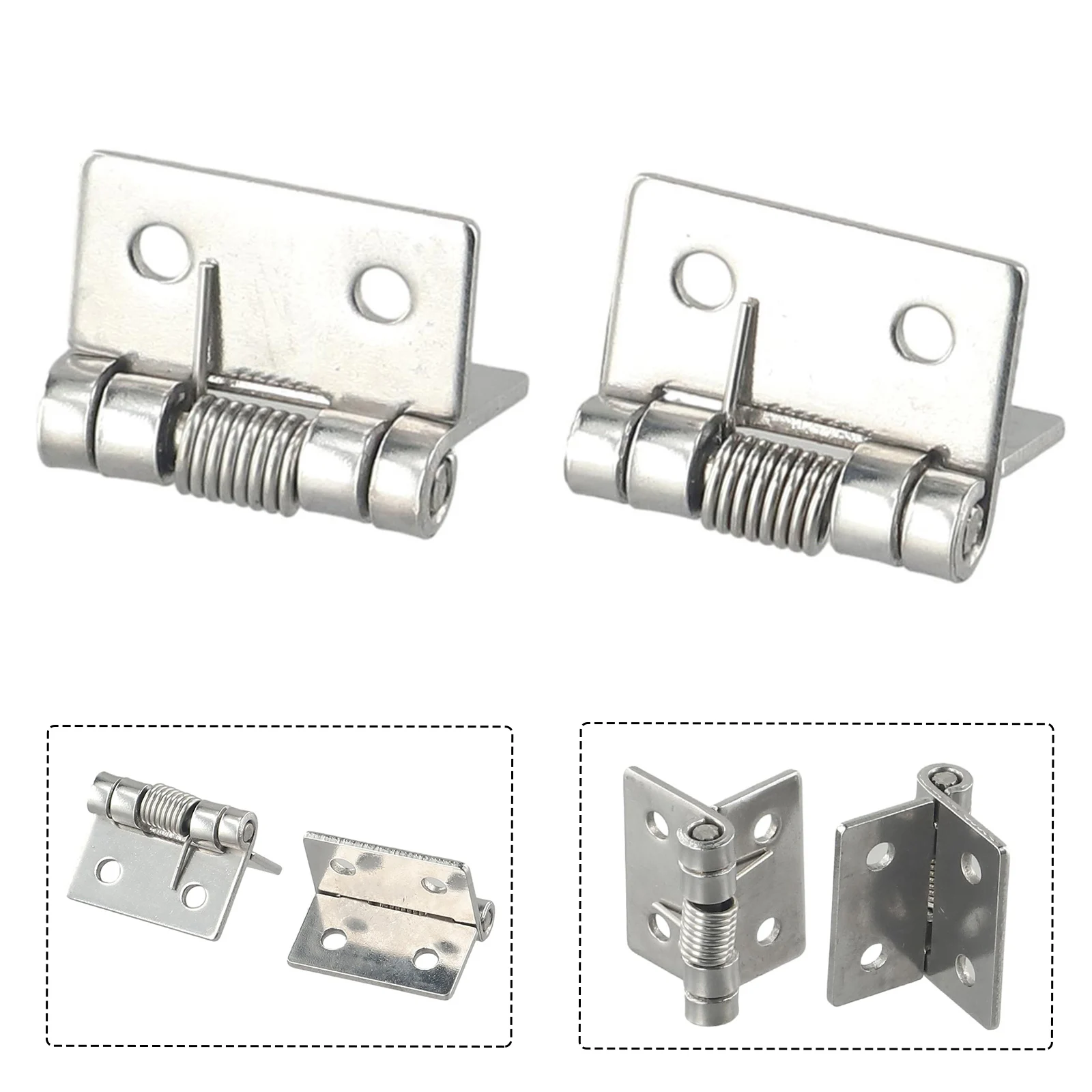 Useful Spring Hinges Door Hinges Replacement Spring Stainless Stee Stainless Steel 1/1.5/2/2.5/3/4Inch Door Hardware