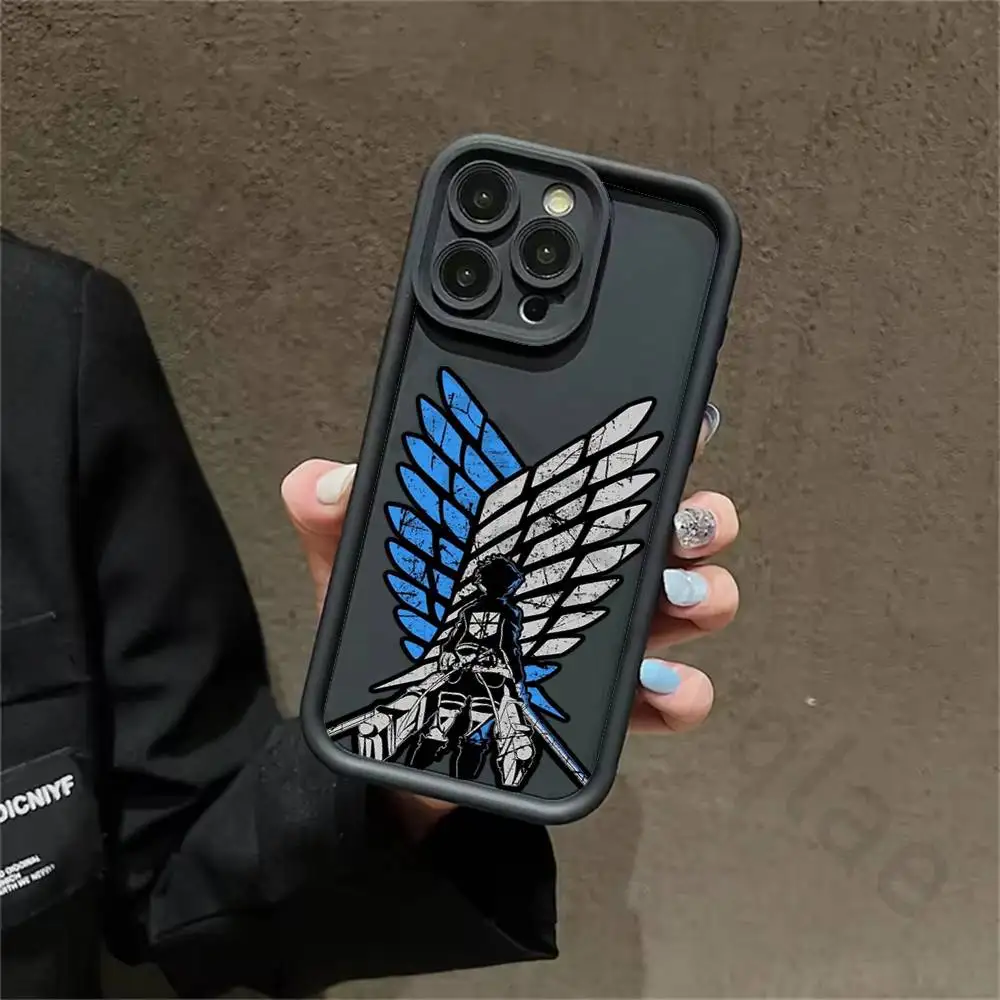 

Anime A-Attack On T-Titan Phone Case For iPhone 11 13 17 15 12 14 Pro Max air Plus SE Soft Matte Cover