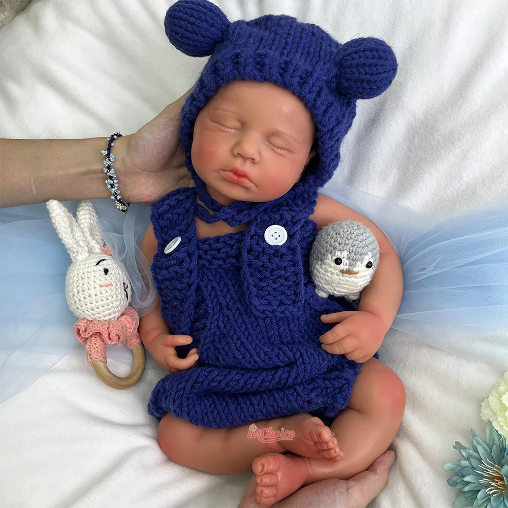 دمية أطفال واقعية لحديثي الولادة مقاس 20 بوصة مصنوعة يدويًا من السيليكون دمية أطفال تولد من جديد للتجميع مع مصاصة #2