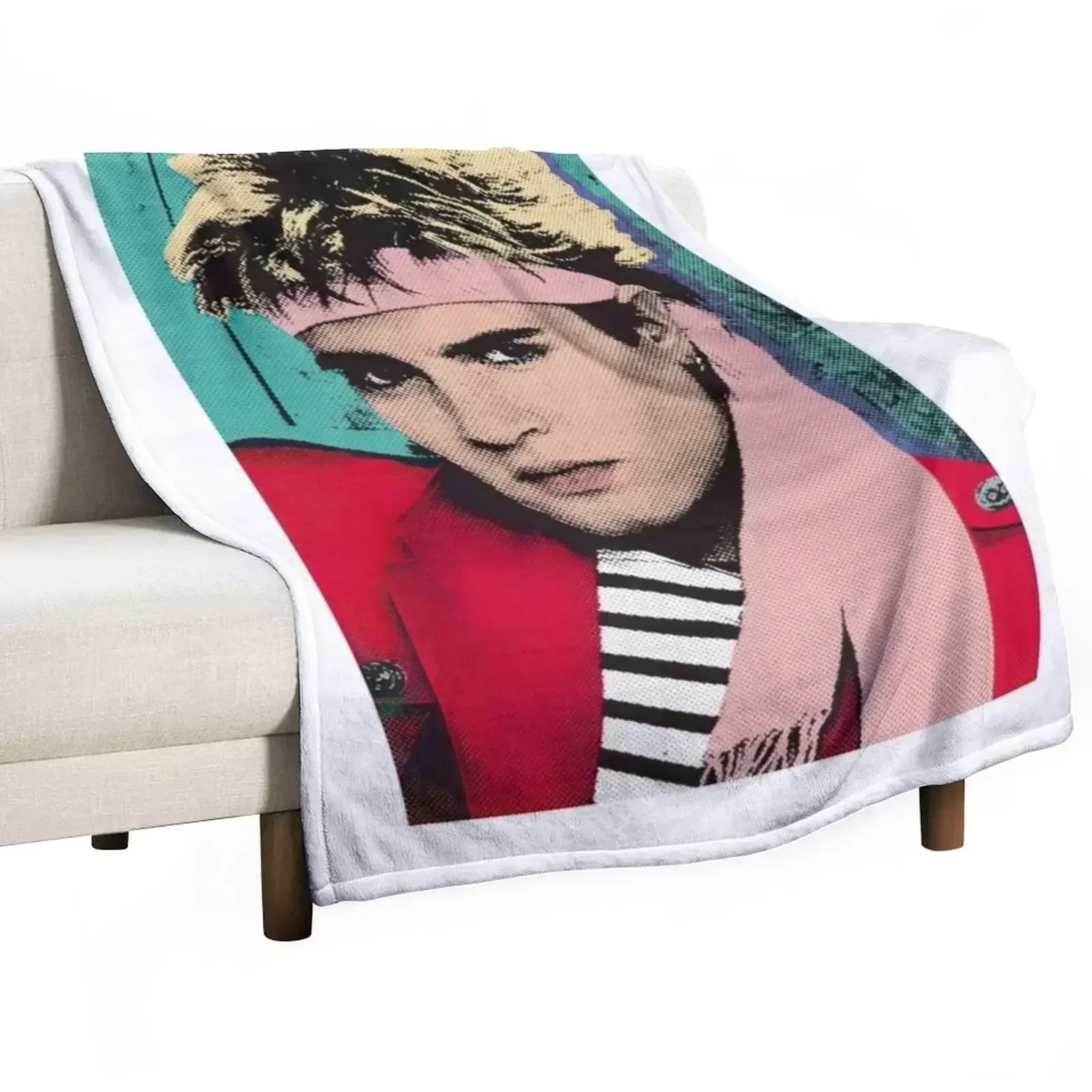 Simon Le Bon Comic Throw Blanket Summer Cool Breathable Blanket for Sleeping
