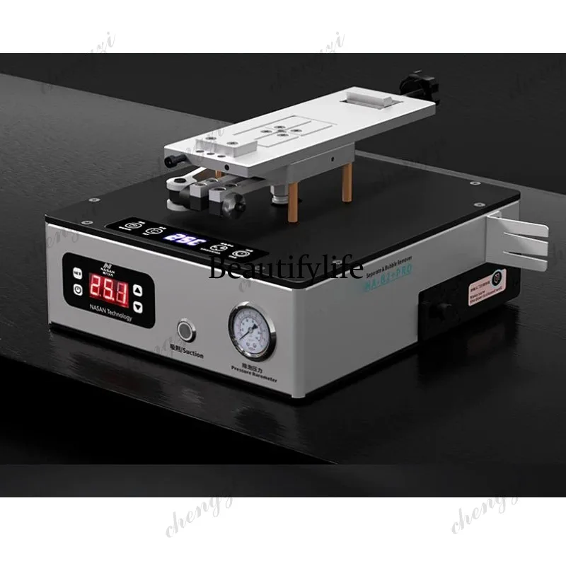 360° Rotatable LCD Screen Separator Machine Built-in Vacuum Pump Heating Plate for Phone Tablet Glass Removal Repair